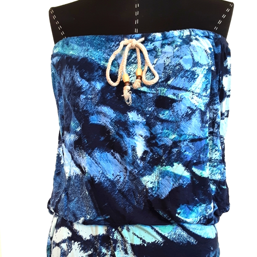 Calvin Klein Blue Maxi Dress